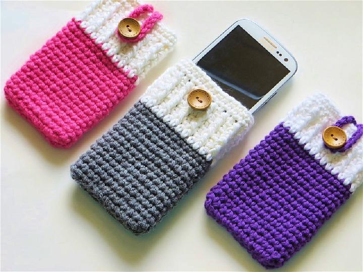 How to Crochet Phone Case - Free Pattern