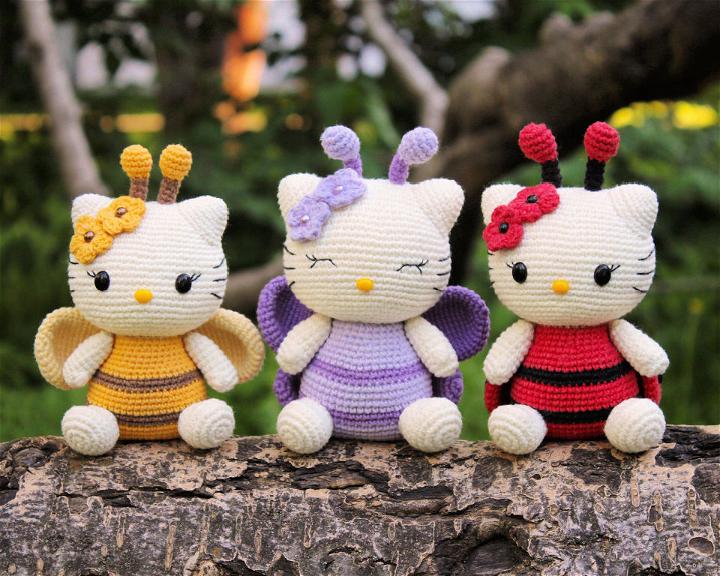 Cute Crochet Spring Kitty Pattern