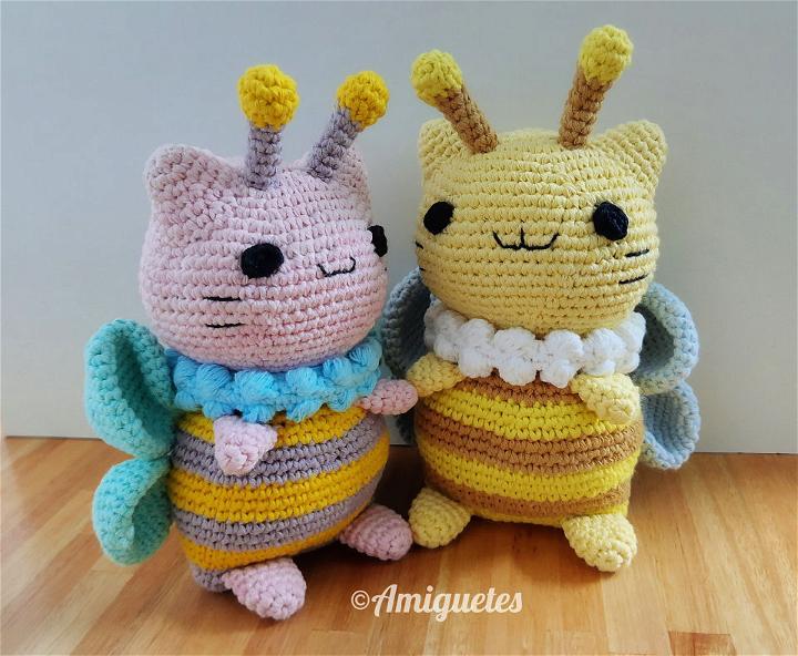 Crocheted Stuffed Cat - Free Pattern