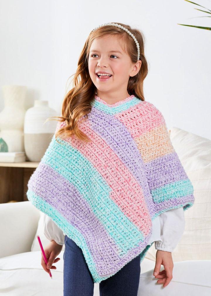 Free Crochet Sugarplum Poncho Pattern