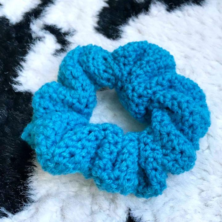 Free Crochet Thank Scrunchie Pattern