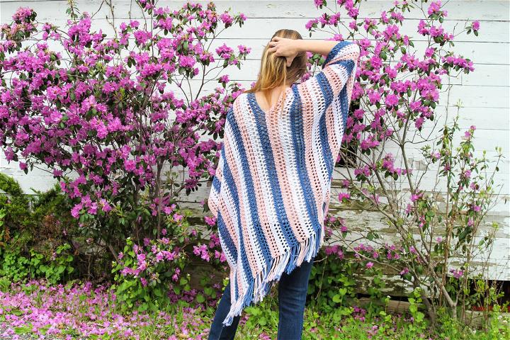 Free Crochet Thea Poncho Pattern for Beginners