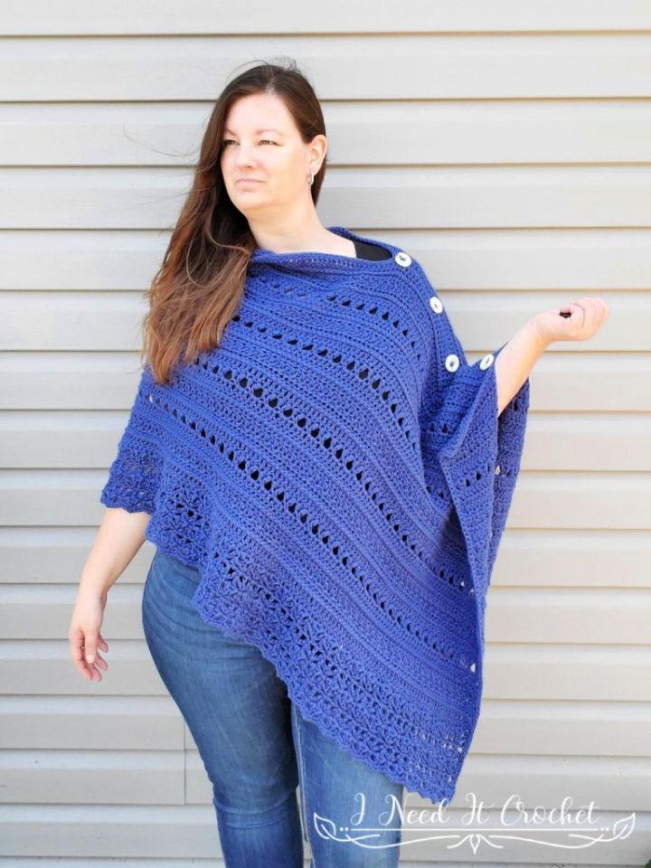 Free Crochet Transitions Poncho Pattern