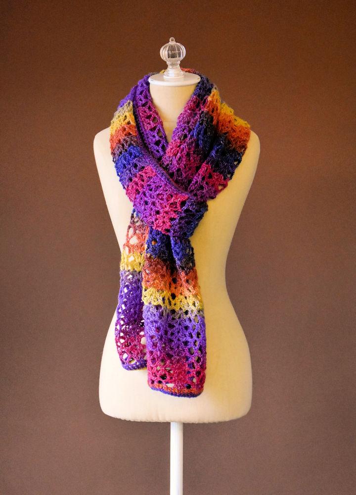 Free Crochet Tropical Wrap Pattern