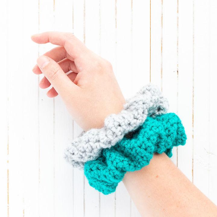 Easy Crochet Hair Scrunchie Pattern