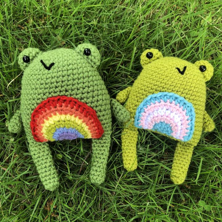 How to Crochet Pride Frog - Free Pattern