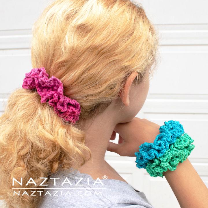 How to Crochet Scrunchies - Free Pattern