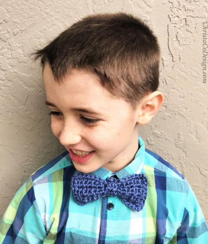How to Crochet a Bow Tie - Free Pattern