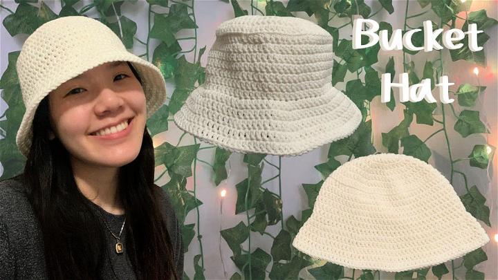 Korean Crochet Bucket Hat Tutorial