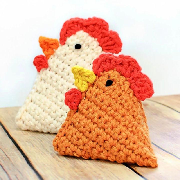 Cute Crochet Little Chick Bean Bag Pattern