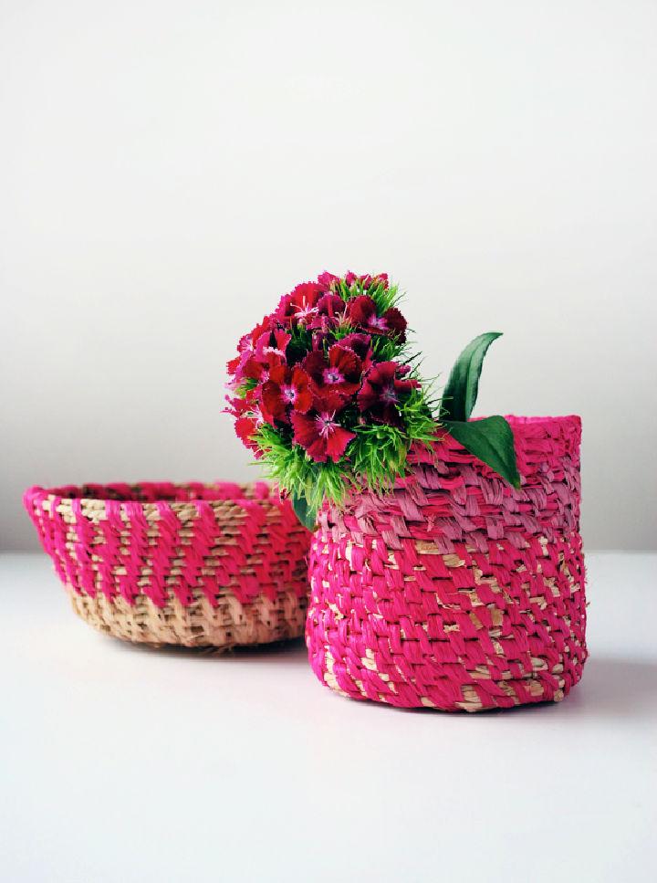 Making Coiled Raffia Baskets and Bowls