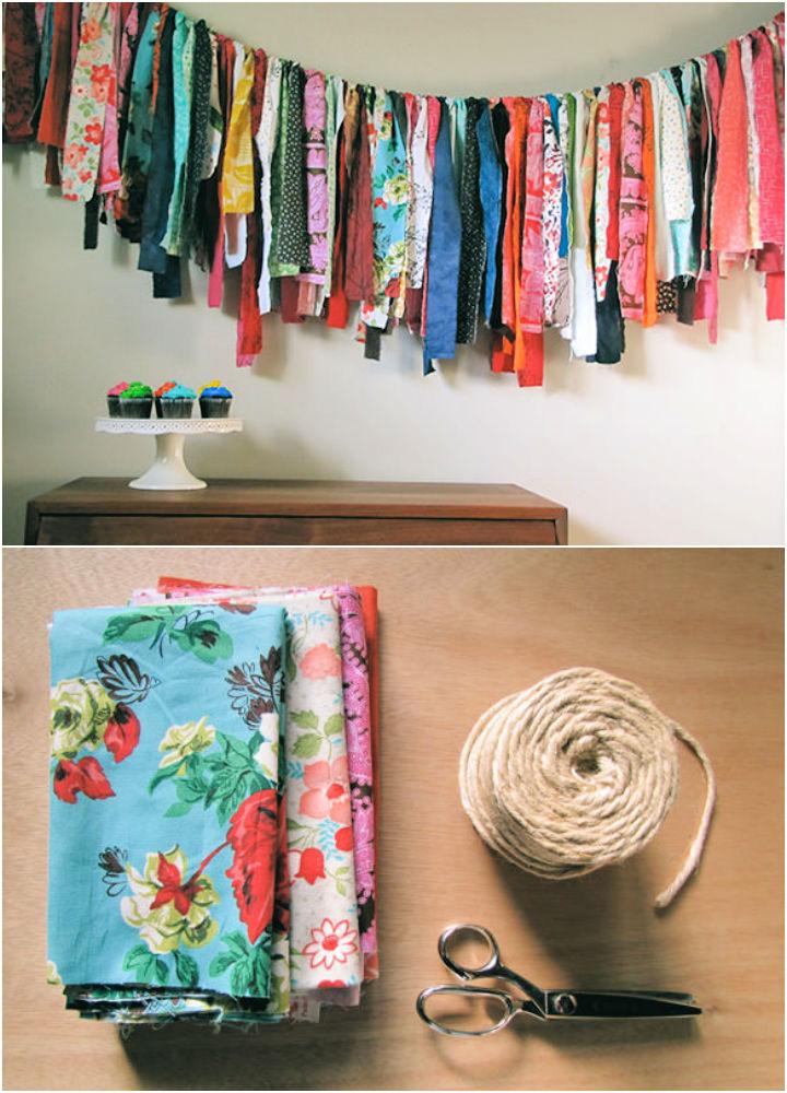 Making a Garland From Vintage Fabrics