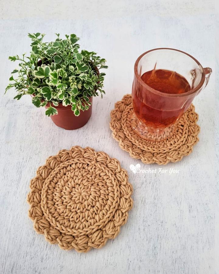 Modern Style Crochet Coasters Pattern