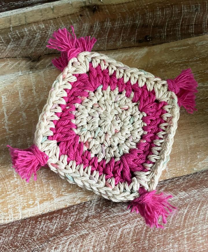 Cool Crochet On the Fringe Coaster Pattern