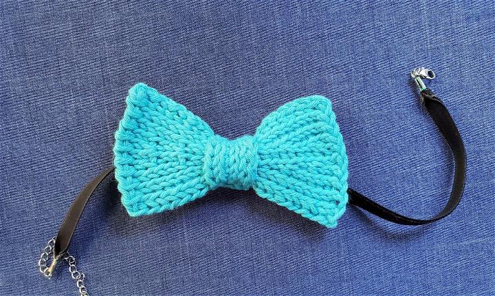 Pretty Crochet Knit Look Bow Pattern