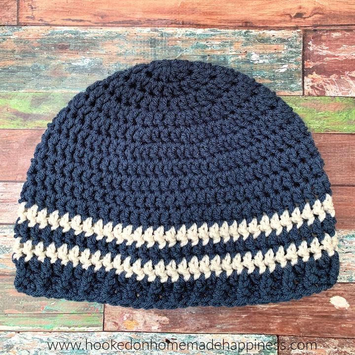 Quick and Easy Crochet Men Hat Pattern