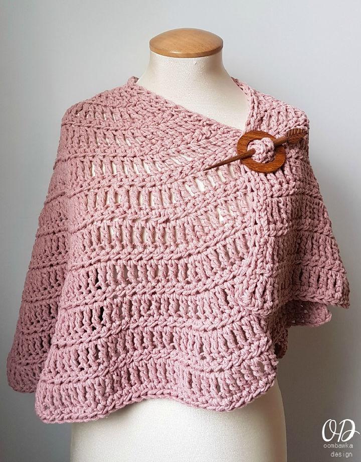 Simply Crochet Thread Small Shawl Pattern