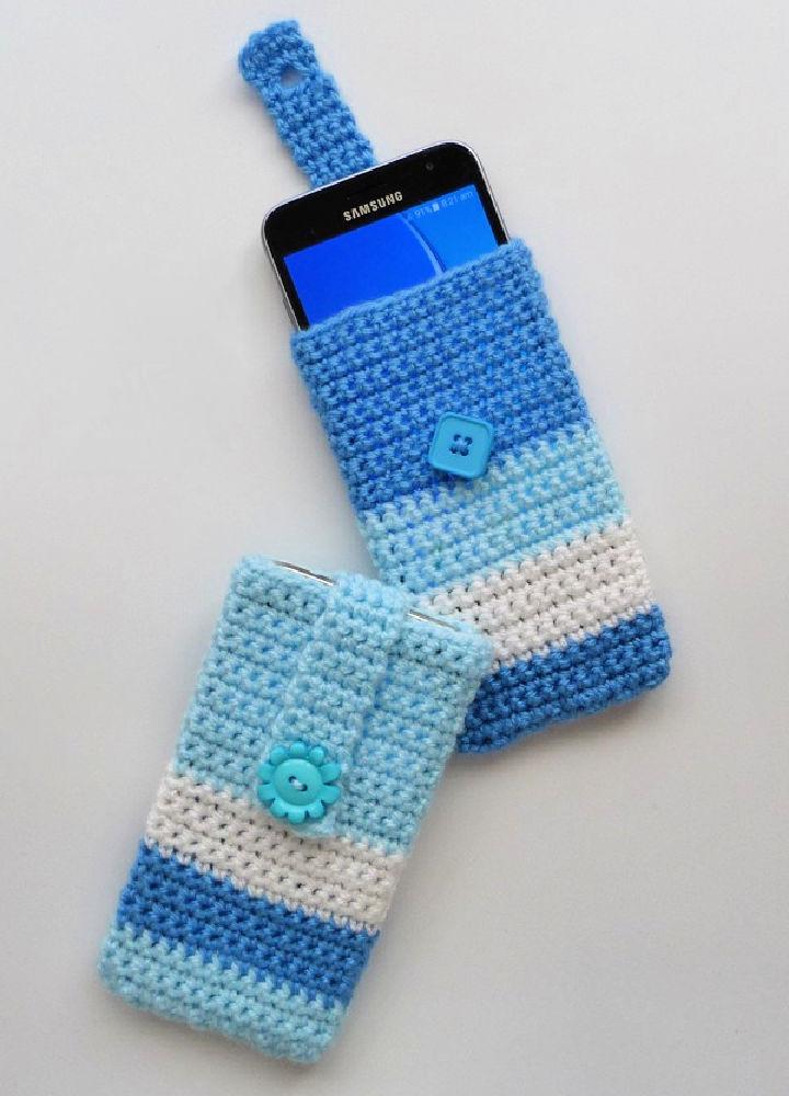 Single Stitch Crochet Mobile Phone Cover Pattern