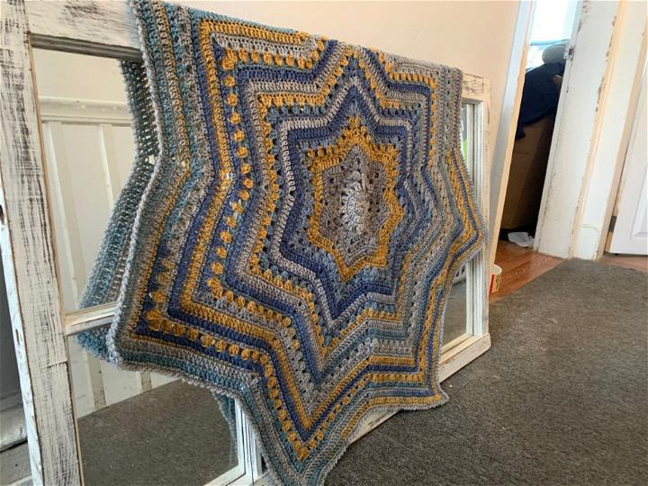 Star Shaped Crochet Blanket Pattern