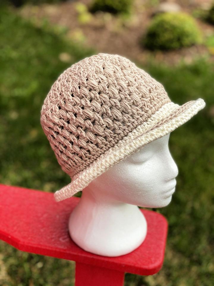 Awesome Crochet Cotton Sun Hat Pattern