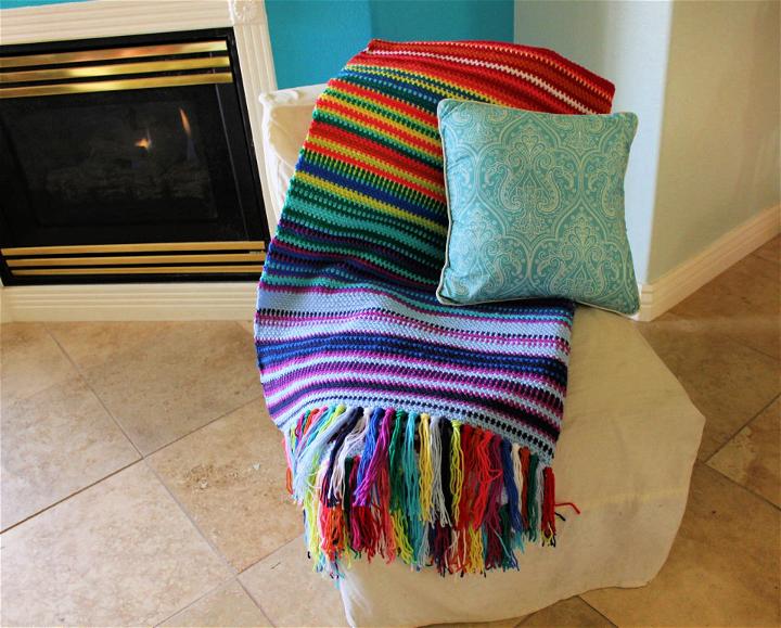 Basic Crochet Temperature Blanket Project