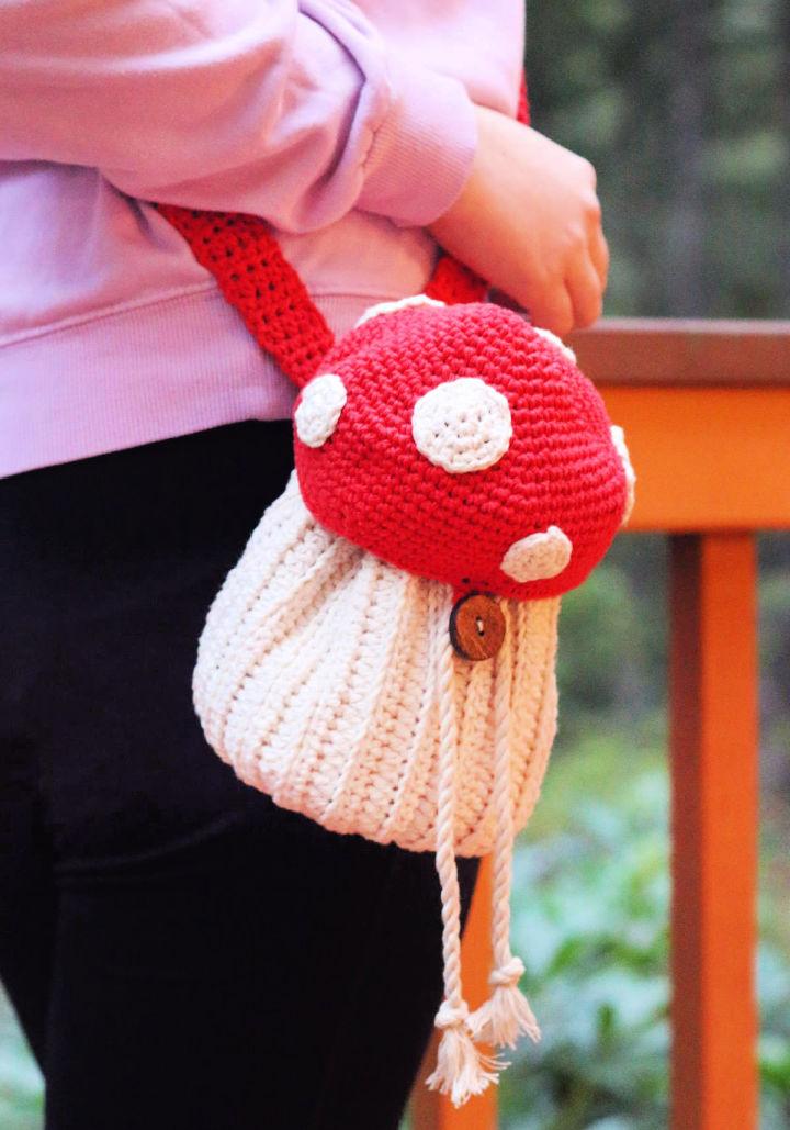 Beautiful Crochet Mushroom Bag Pattern