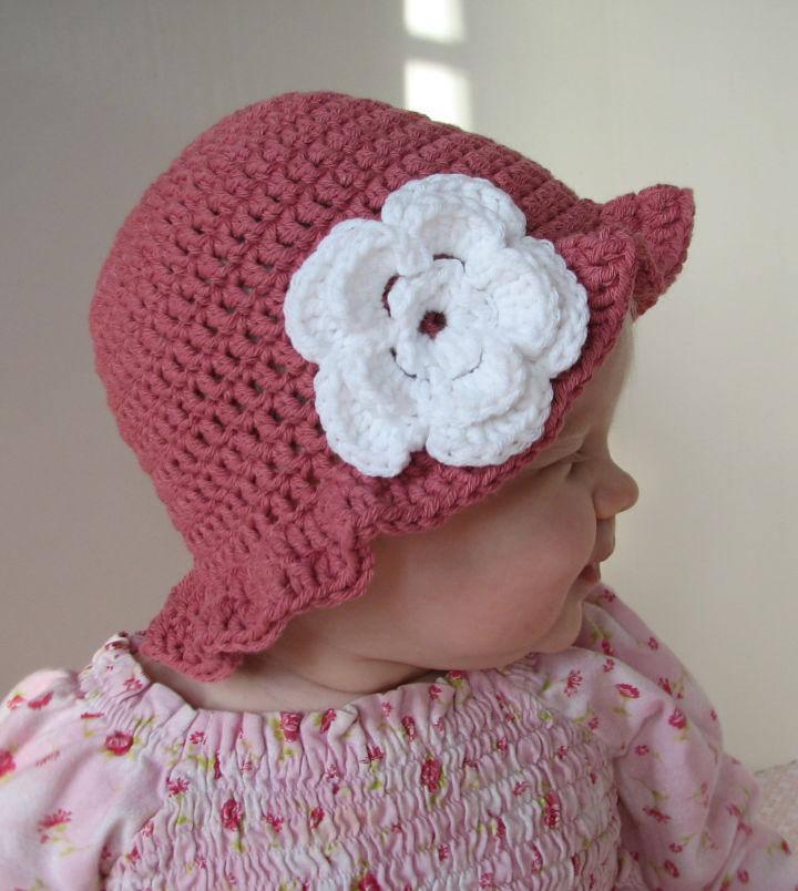 Best Floppy Brim Baby Hat Crochet Pattern