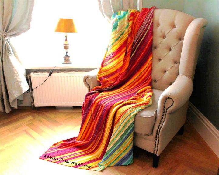 C2C Crochet Temperature Blanket Idea - Free Pattern