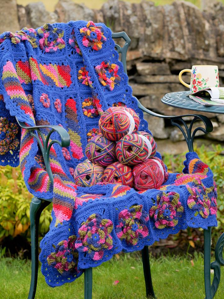 Cool Crochet Bloom Blanket Cal - Free Pattern