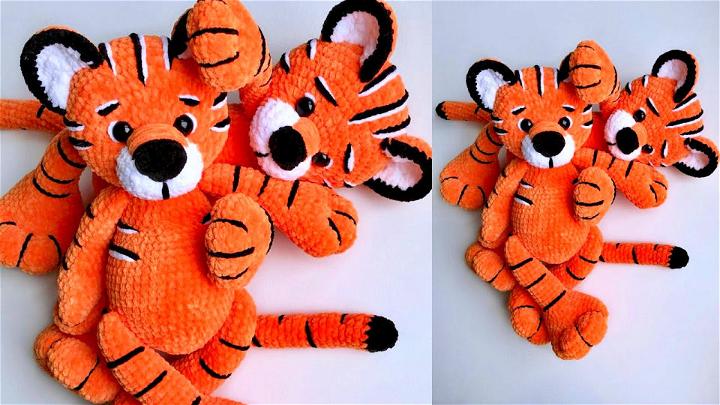 Cool Crochet Stuffed Tiger Pattern