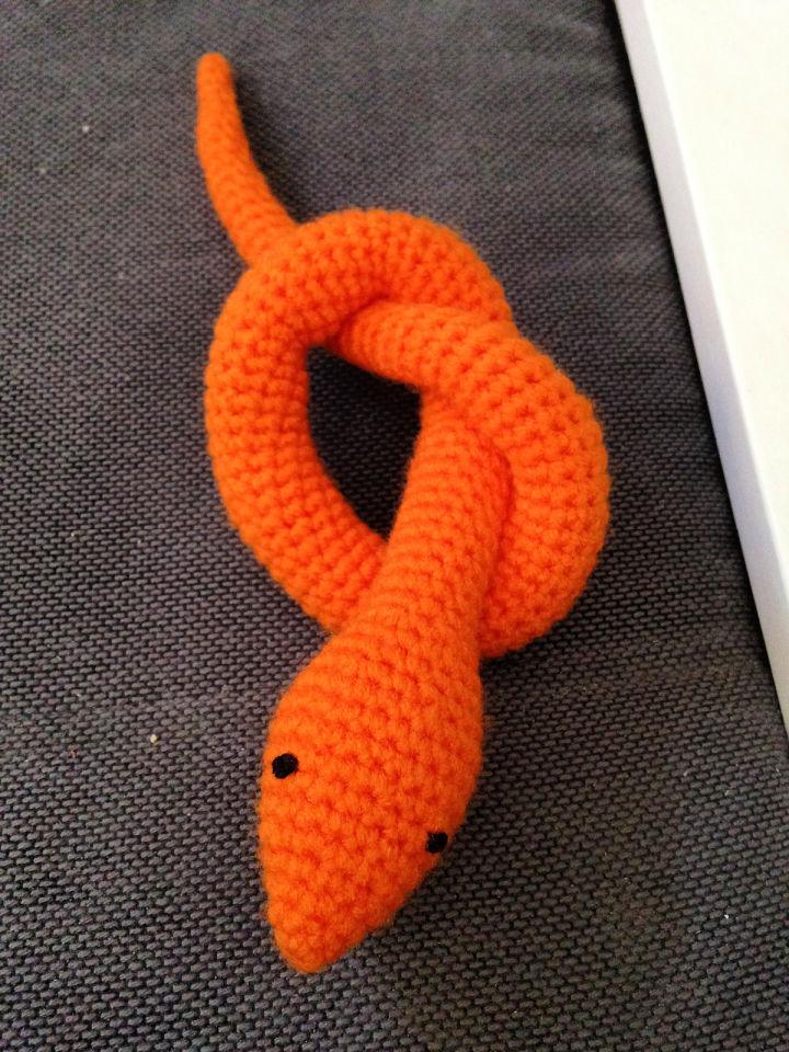 Cool Stuffed Snake Crochet Pattern