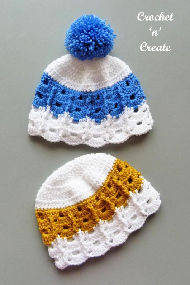 Simple Crochet Baby Beanie Pattern - 6-12 Months