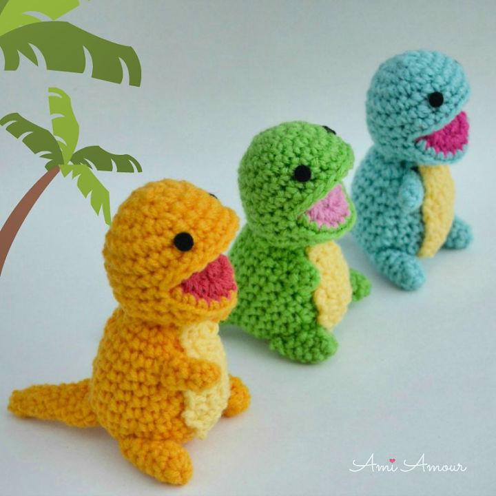 Crochet Baby Dinosaur Amigurumi Pattern