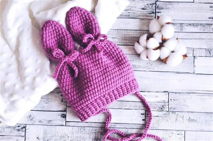 How Do You Crochet Baby Hat With Ears