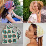 25 Free Crochet Bandana Patterns (Head Scarf Pattern)