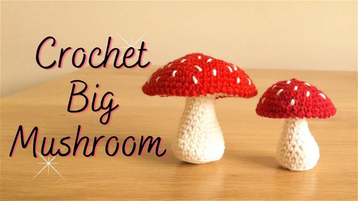 Crochet Big Mushroom Amigurumi Pattern