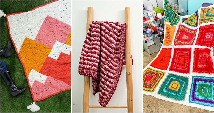50 Free Crochet Blanket Patterns - Easy Crochet Blanket Pattern PDF