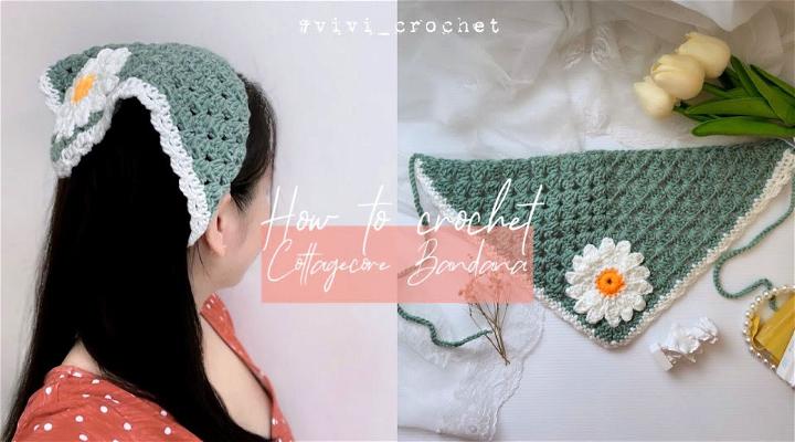 Crochet Cottagecore Bandana Idea