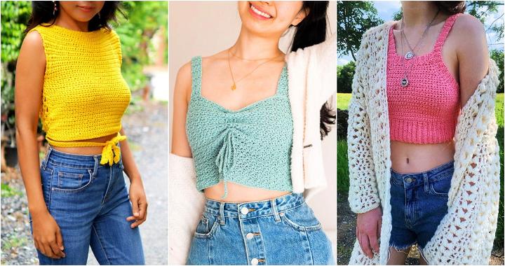 30 Free Crochet Crop Top Patterns (Easy Crochet Tank Top Pattern)