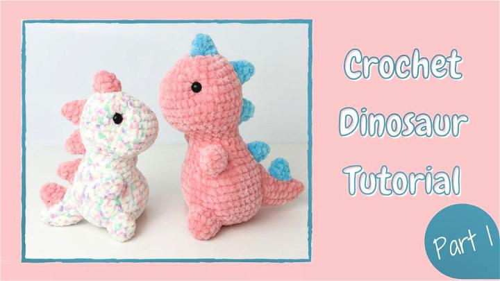 Crochet Dinosaur T Rex Amigurumi Pattern for Beginners