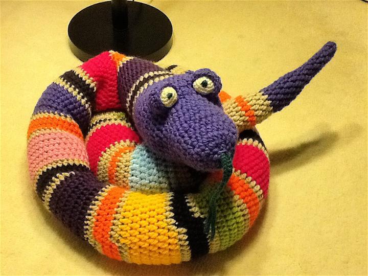 Crochet Draft Snake for Doors
