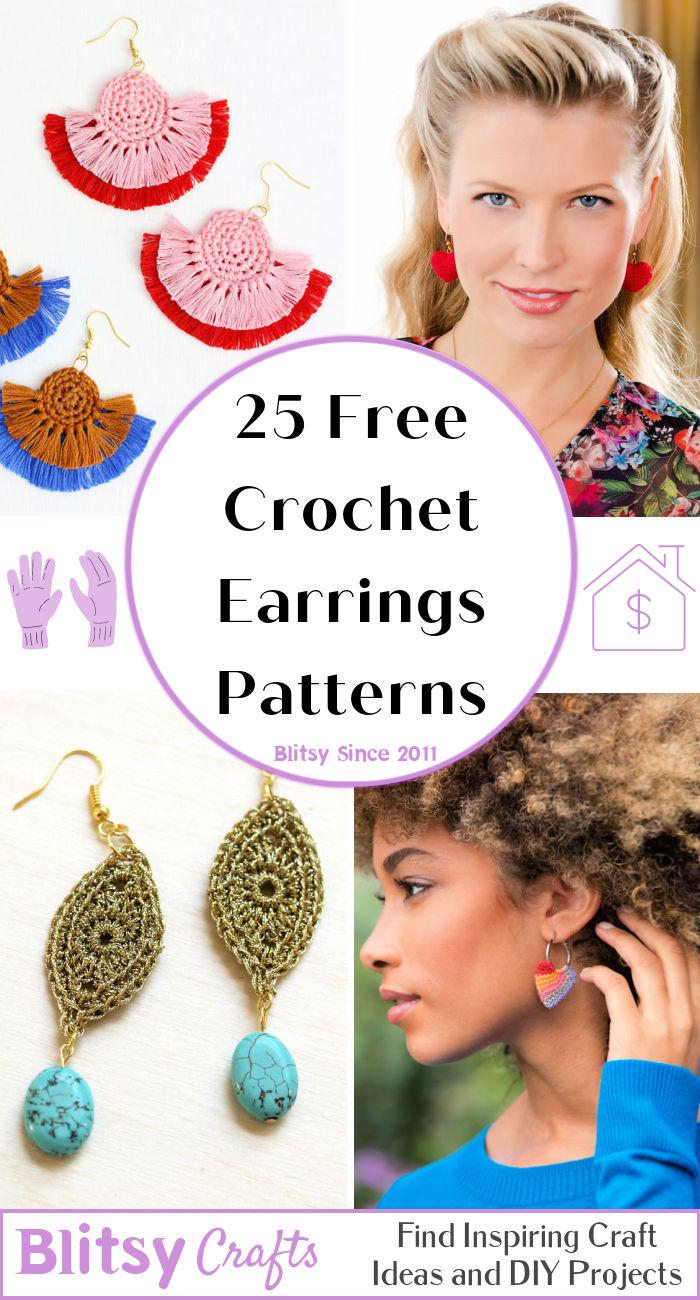 Crochet Earrings Patterns