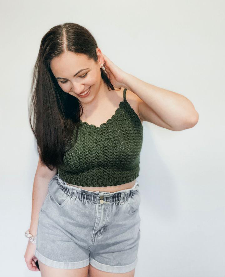 Crochet Eucalyptus Crop Top Pattern