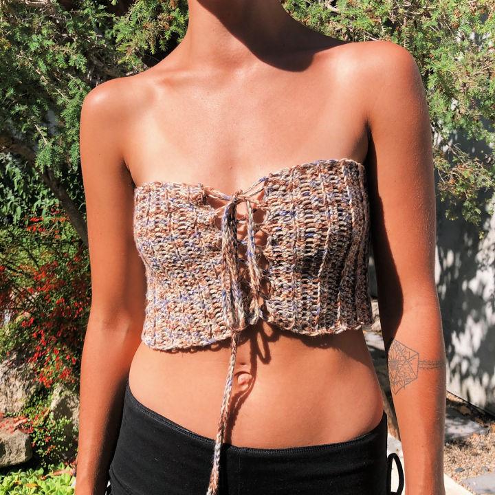 Free Crochet Feja Corset Crop Top Pattern