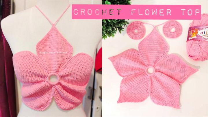 Crochet Flower Top Pattern for Beginners