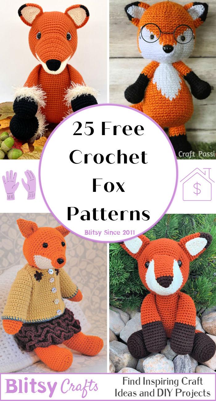 25 Free Crochet Fox Patterns (Fox Amigurumi Pattern)