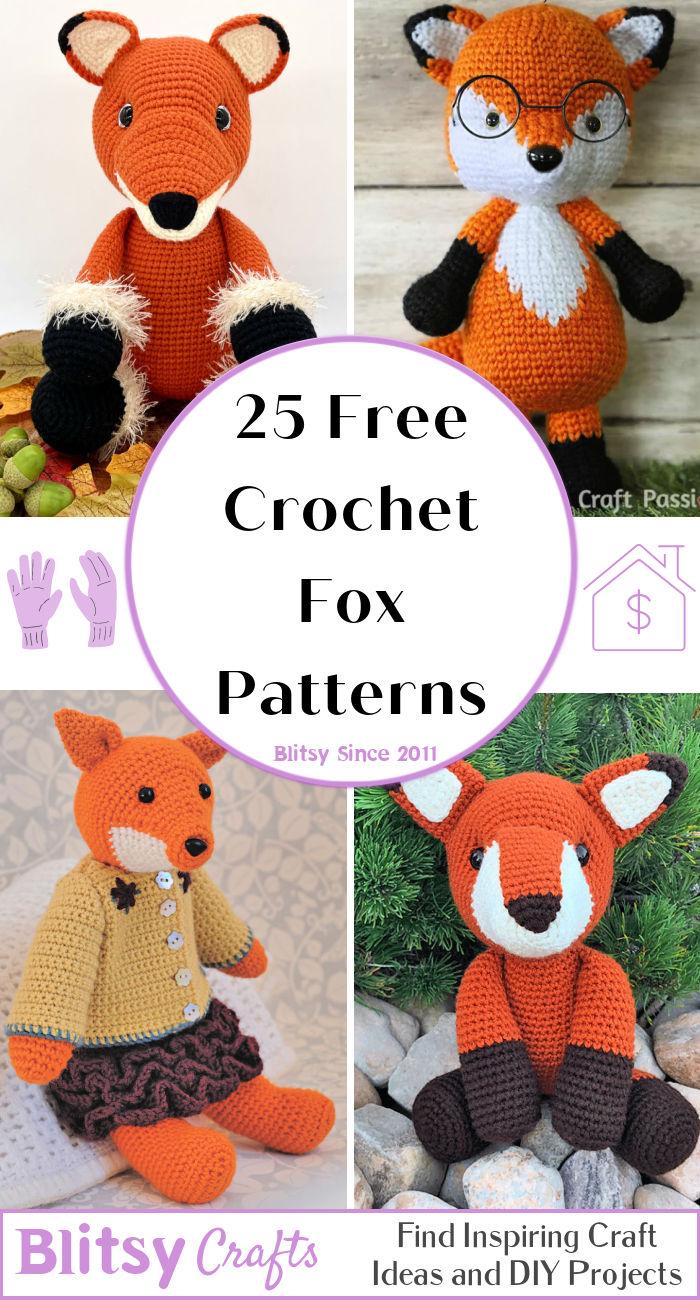 25 Free Crochet Fox Patterns (Amigurumi Pattern)