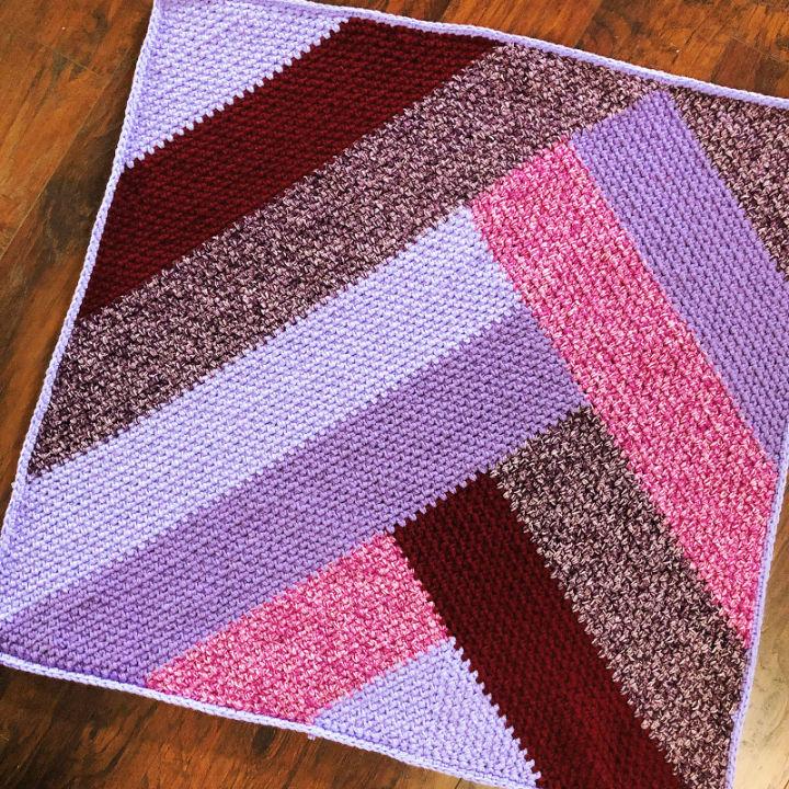 Crochet French Braid Blanket Pattern for Teenage Girl