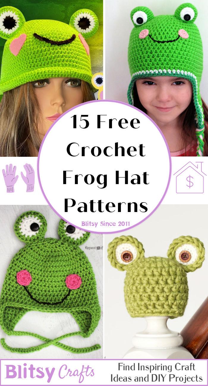 Crochet Frog Hat Patterns15 Free Crochet Frog Hat Patterns ( Crochet Frog Beanie Pattern)