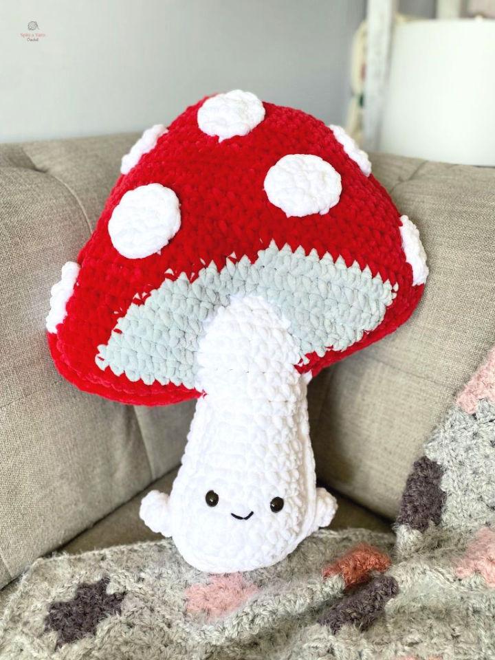 Crochet Giant Mushroom Pillow Pattern